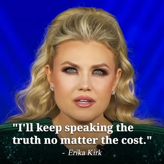 Erika Kirk accepts the Charlie Kirk Legacy Award in honor of her late husband and vows to never ‘stay silent’ — promising to speak the truth no matter the cost, inspiring everyone listening to do the same. 👉 Full story in first comment 👇