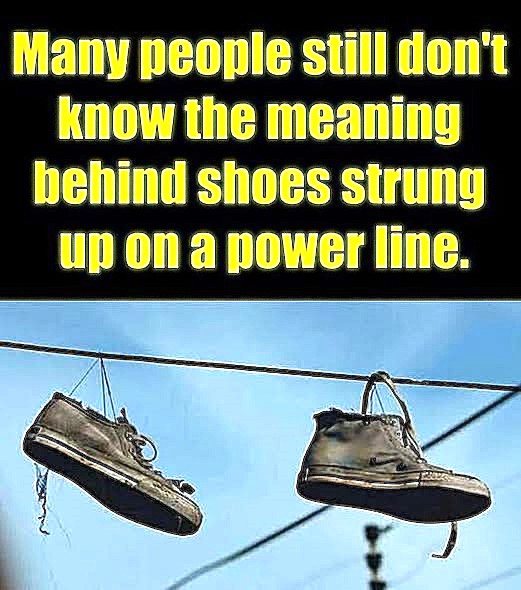 Why Shoes Are Hung on Power Lines — The Hidden Meaning