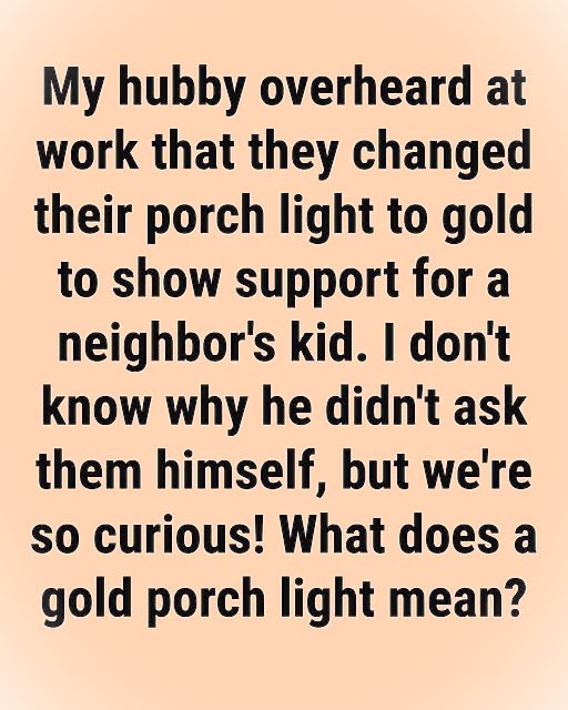 Not Just Decoration: The Real Symbolism of a Gold Porch Light