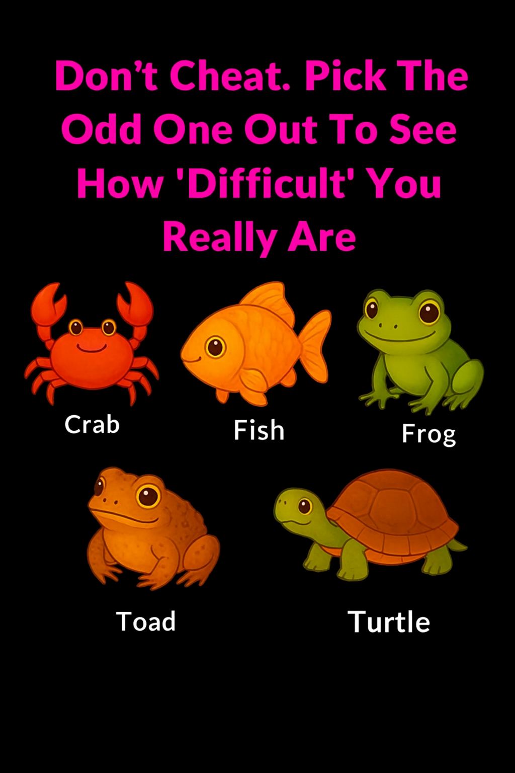 Pick the Odd One Out — What You Choose Says More Than You Think!