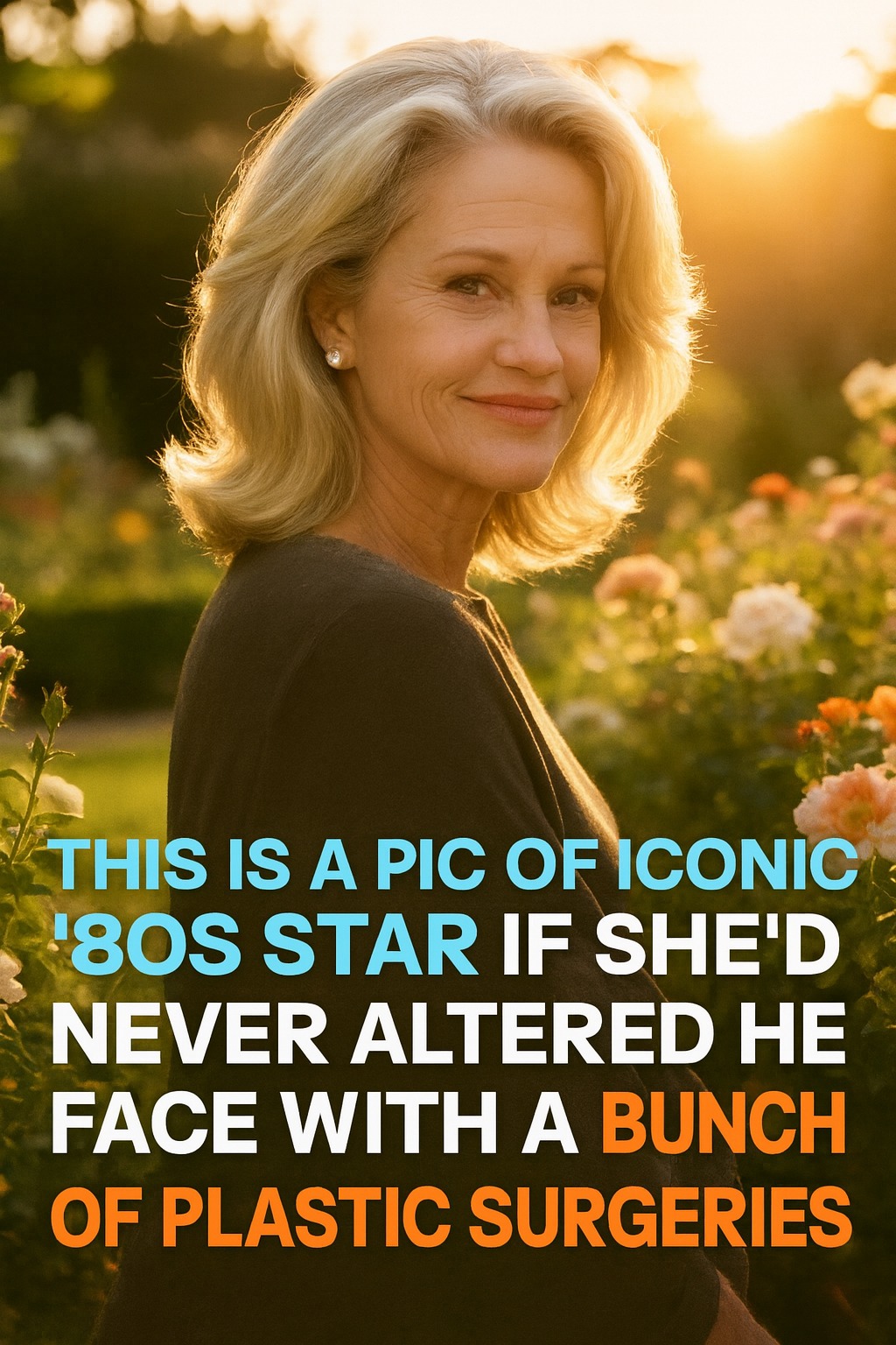 Fans were stunned after this famous star stepped out looking almost unrecognizable after all the procedures at 68. 😳 AI mocked up a few PICS showing how she might have looked if she’d AGED NATURALLY. 🤯