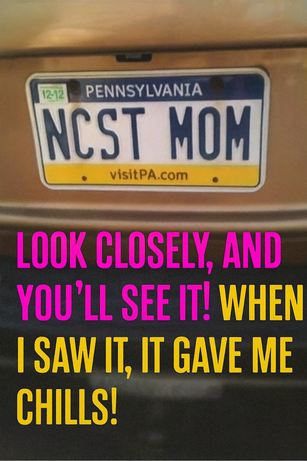 Look closely, and you’ll see it! When I saw it, it gave me chills! 😂 See in the comments