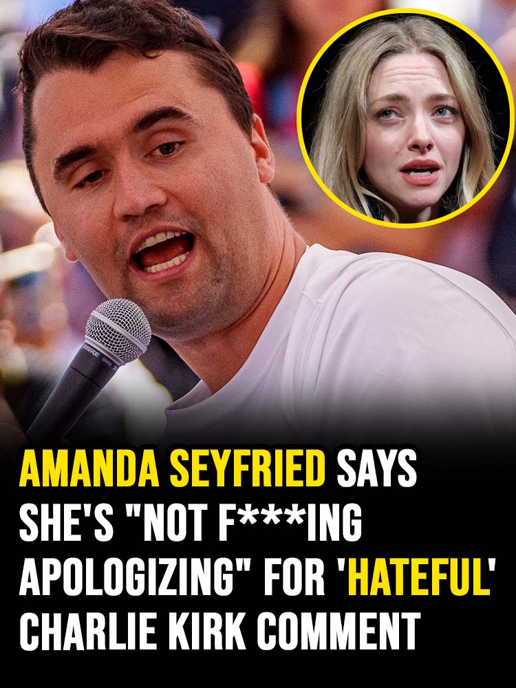 Amanda Seyfried Refuses to Apologize for Her Comment About Charlie Kirk (Check In First comment👇)