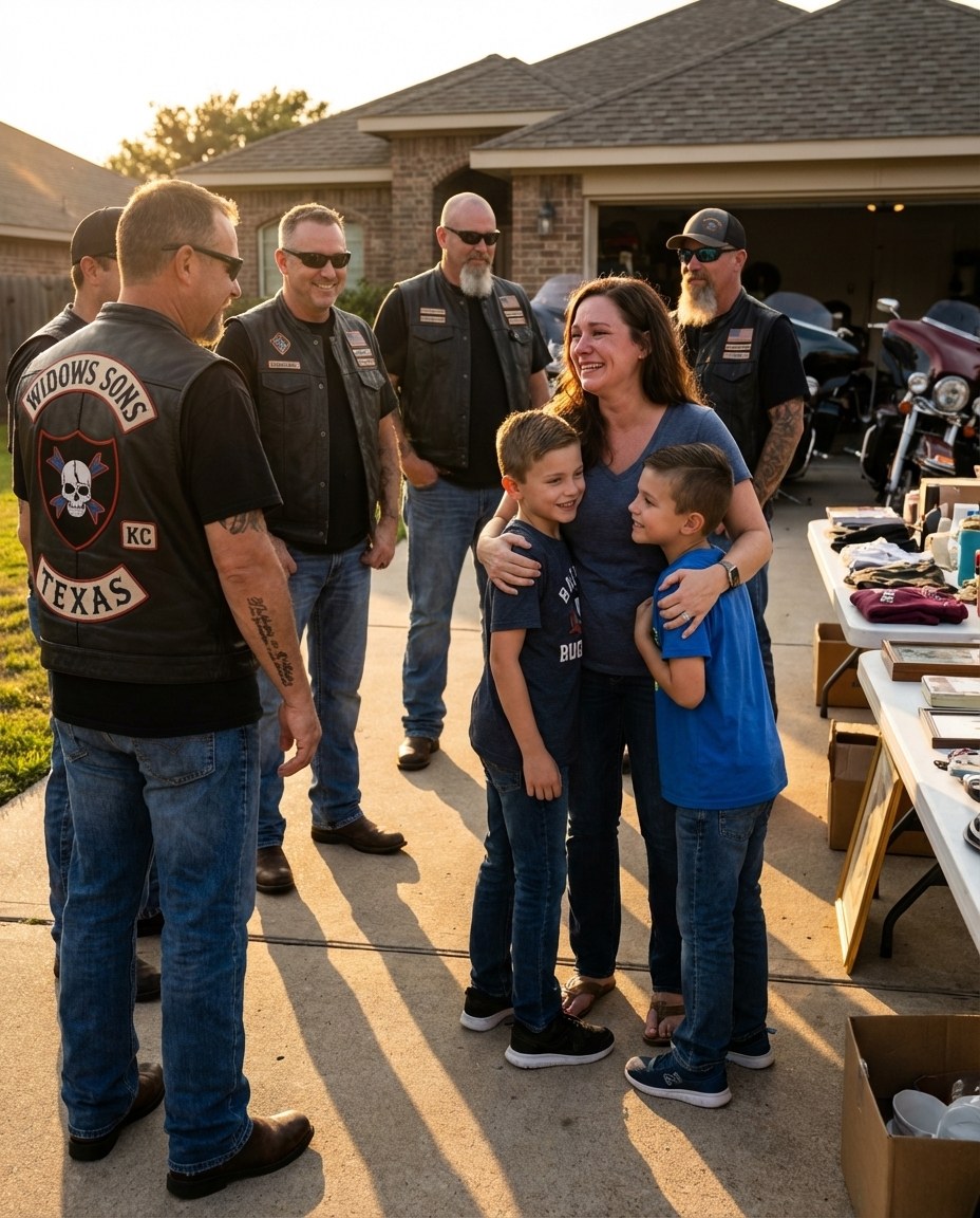 20 Bikers Bought My Entire Garage Sale — Then Forced Me to Take Everything Back. The Reason Left Me in Tears.” (Check In First comment👇)