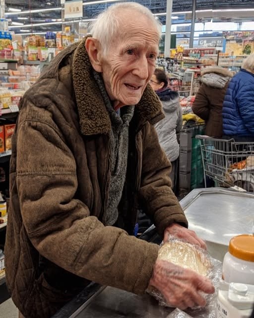 “I Paid for an Elderly Man’s Groceries — Two Days Later, a Woman Arrived With His Final Request” (Check In First comment👇)