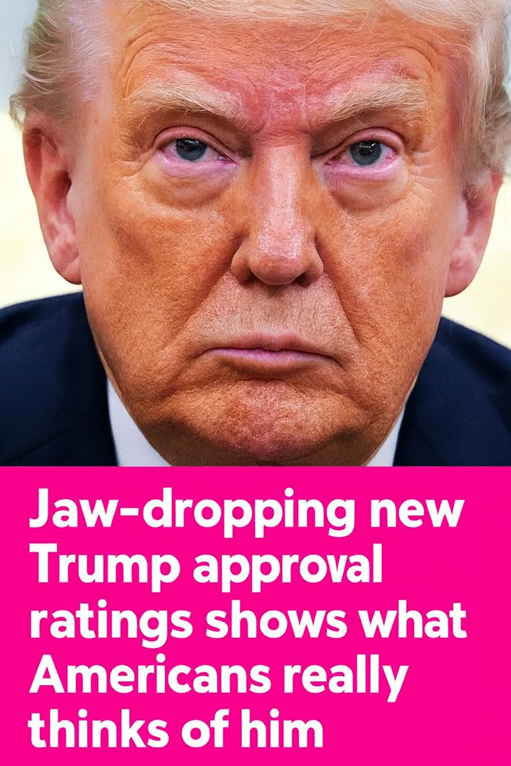 The latest polls on Trump’s approval are downright astonishing 👇