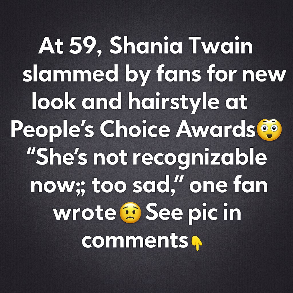 Shania Twain’s Bold Blonde Moment Sets Social Media Alight