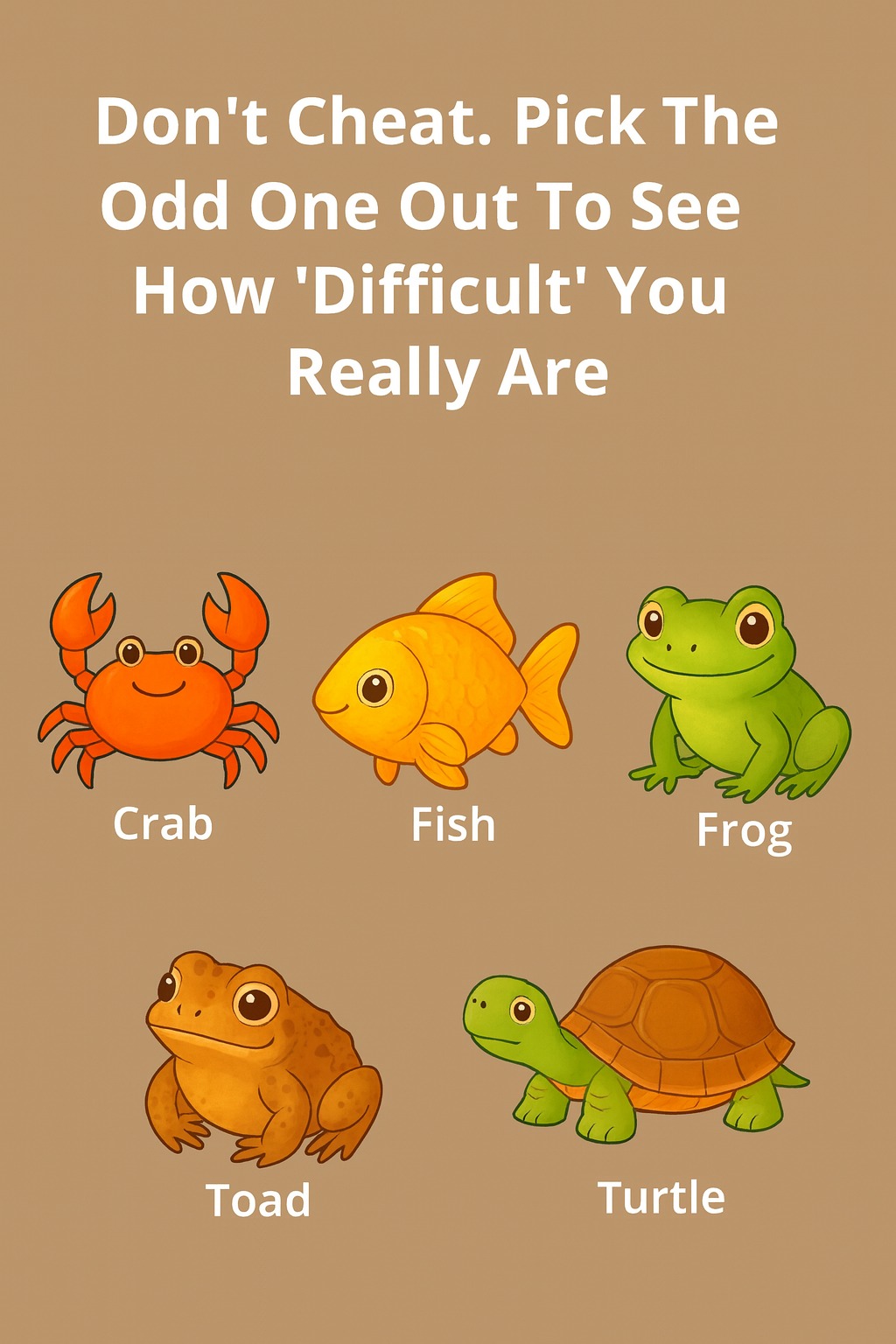 Don’t Cheat. Pick The Odd One Out To See How ‘Difficult’ You Really Are. Check 1st comment 👇