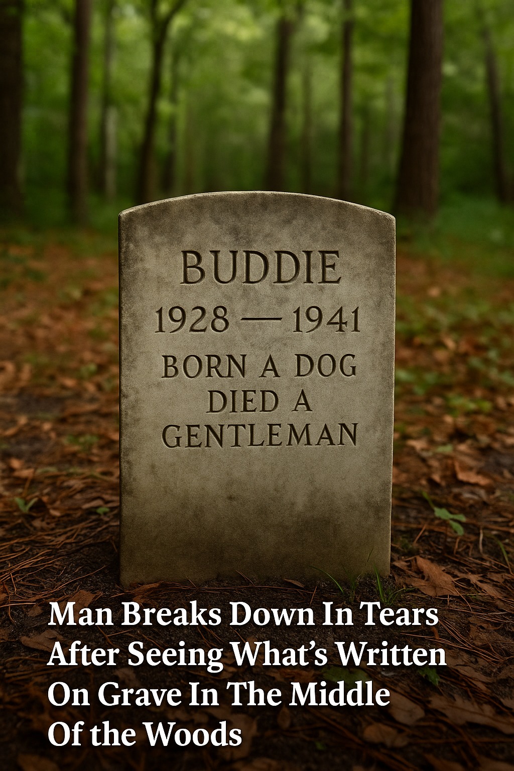 What This Man Read on a Grave in the Woods Left Him Shaken