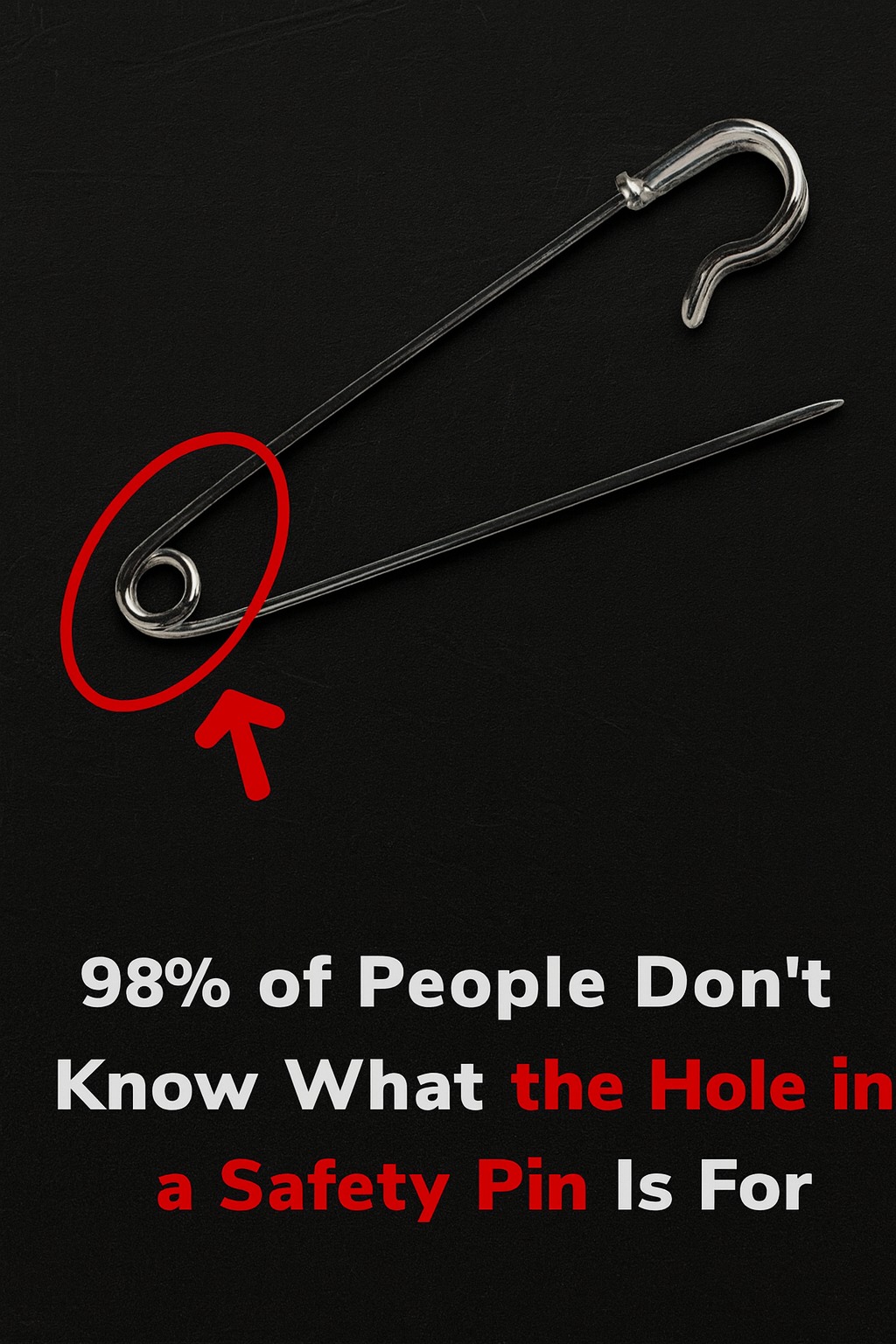 So THAT’S what that tiny hole in a safety pin is for — why didn’t I know this sooner?!