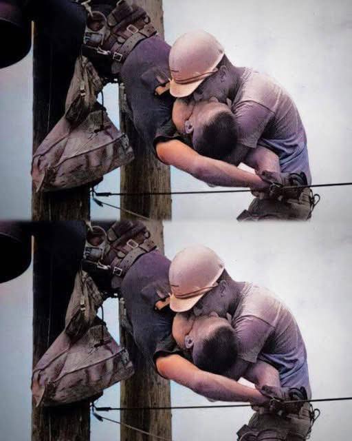“The Kiss of Life captures a man’s bravery as he rescues a colleague, immortalized in the striking photograph he took.” (Check In First comment👇)