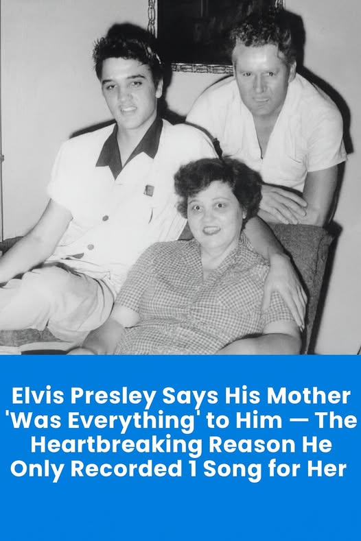 Behind the legend of Elvis Presley was a son who never stopped missing his mother 💔 “She was everything to me,” he once said — and though he sang hundreds of songs, he wrote only one for her. A love letter, a melody, and a grief he never escaped… 🎵👇👇