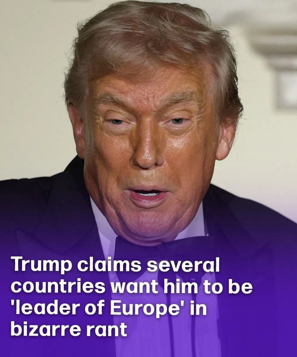 Trump Says Several Countries Want Him to Lead Europe in Bizarre Speech (Check In First comment👇)