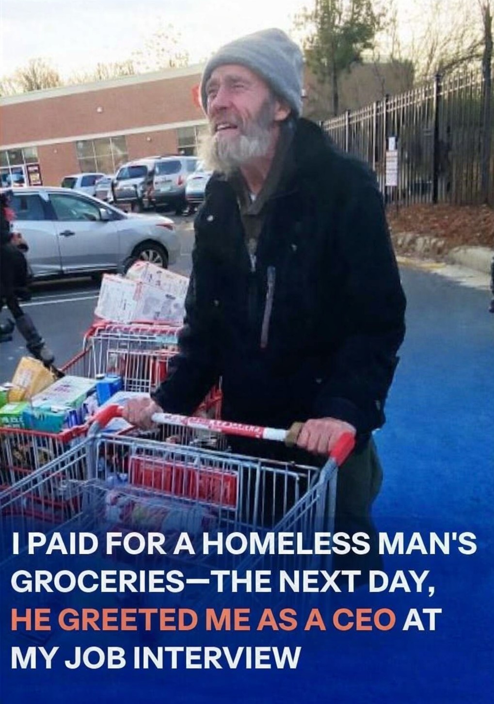 I was flat-out broke, exhausted, and down to my last fifty bucks. Fresh out of school, buried in applications and student loans, I’d been surviving on instant noodles and goodwill for months. That night, the rain was relentless as I shuffled into the grocery store, shoes squelching and coat clinging to me. I only had enough for the bare essentials—bread, milk, maybe some pasta. At the register, I noticed a guy in a soaked hoodie fumbling with coins, apologizing under his breath to the cashier. His hands were shaking. Without thinking, I stepped forward. “I’ll cover it,” I said, swiping my card for his groceries. He looked at me like I’d handed him a miracle. “You don’t have to,” he murmured…. Full story in 1st comment⬇❤