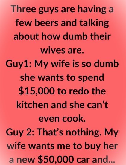 Three Guys Talking at a Bar — The Ending in the First Comment Is Priceless 👇