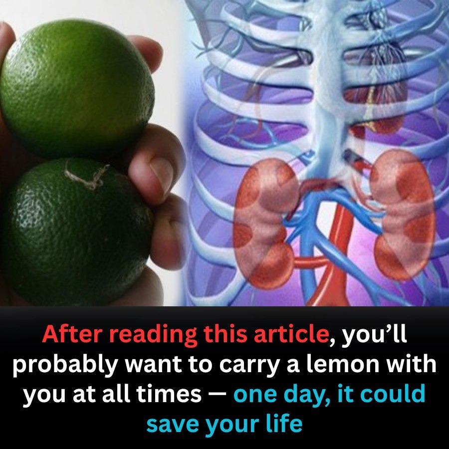 A simple lemon in your bag might seem ordinary — until the moment it becomes a lifesaver.