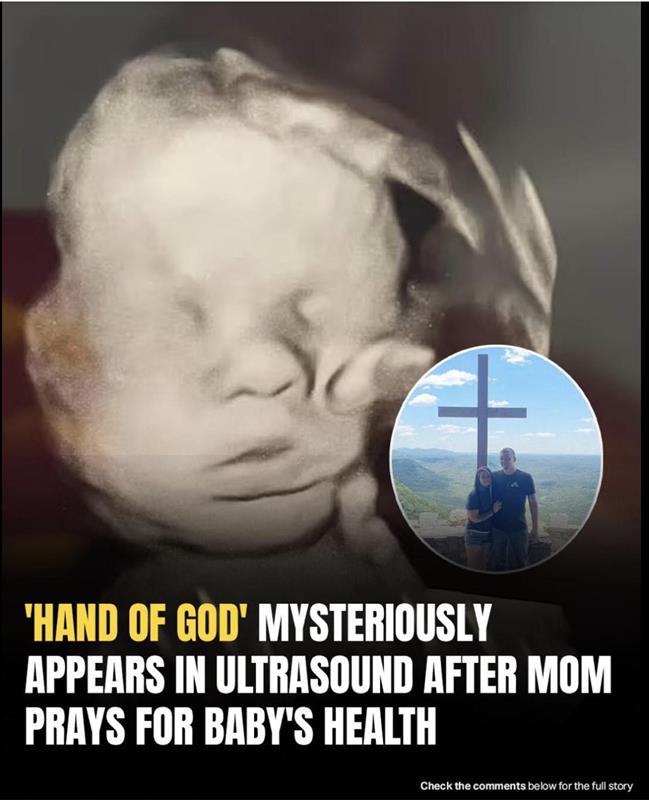 An ultrasound left a family speechless when what looked like the “hand of God” appeared as a mother prayed for her baby’s well-being. Doctors were stunned by the powerful image. (Check In First comment👇)