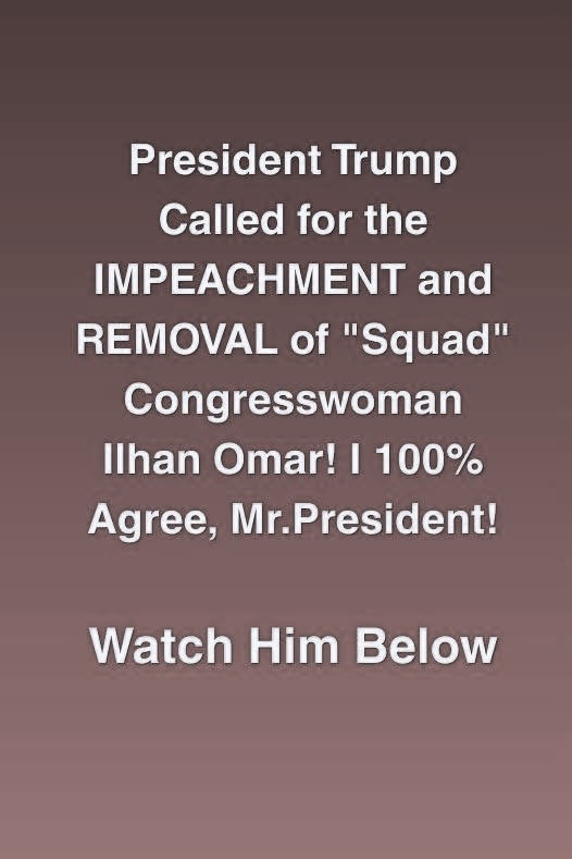 Trump Addresses Ilhan Omar’s Statements and Calls for Action