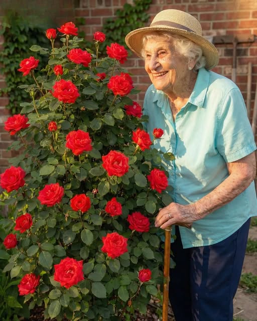 Grandma asked me to move her favorite rosebush one year after her death — after I did, I said quietly, “GRANDMA KNEW.” Before she died, Grandma called me into her room. Her hands trembled, but her voice was steady. “Sweetheart, after I’m gone, promise me you’ll move my rosebush. Dig it up after a year. Don’t forget.” I nodded through tears. Then she added, “And the house — it goes to you and your mother. The lawyer has my will.” But at the funeral, everything collapsed. My aunt, who always resented Grandma and never visited her, showed up draped in diamonds and holding a different will. “THE HOUSE IS MINE. MOM LEFT IT TO ME,” she declared. It was the home where Mom and I had lived our whole lives, where we cooked, cleaned, and cared for Grandma. We searched everywhere for the will Grandma promised us, but it was gone. My aunt had money, lawyers, and power. Fighting her was hopeless. So we packed our lives into boxes and left in silence, while she started renting out “her” new property. Still, I couldn’t forget Grandma’s words about the rosebush. One evening, I called my aunt. “Can I at least take her roses? I’d like to plant them at the cottage we rent now.” She scoffed. “Roses? Take them. I don’t care.” I reached out to the tenants — two young women renting the house — and they kindly agreed to let me come by. The yard felt strange when I returned. The house no longer felt like home, but the rosebush still stood proud, blooming. I knelt and dug, carefully loosening the roots. But then my shovel struck something hard. Not a root. Not stone. My heart pounded as I brushed dirt away with trembling hands. ⬇️