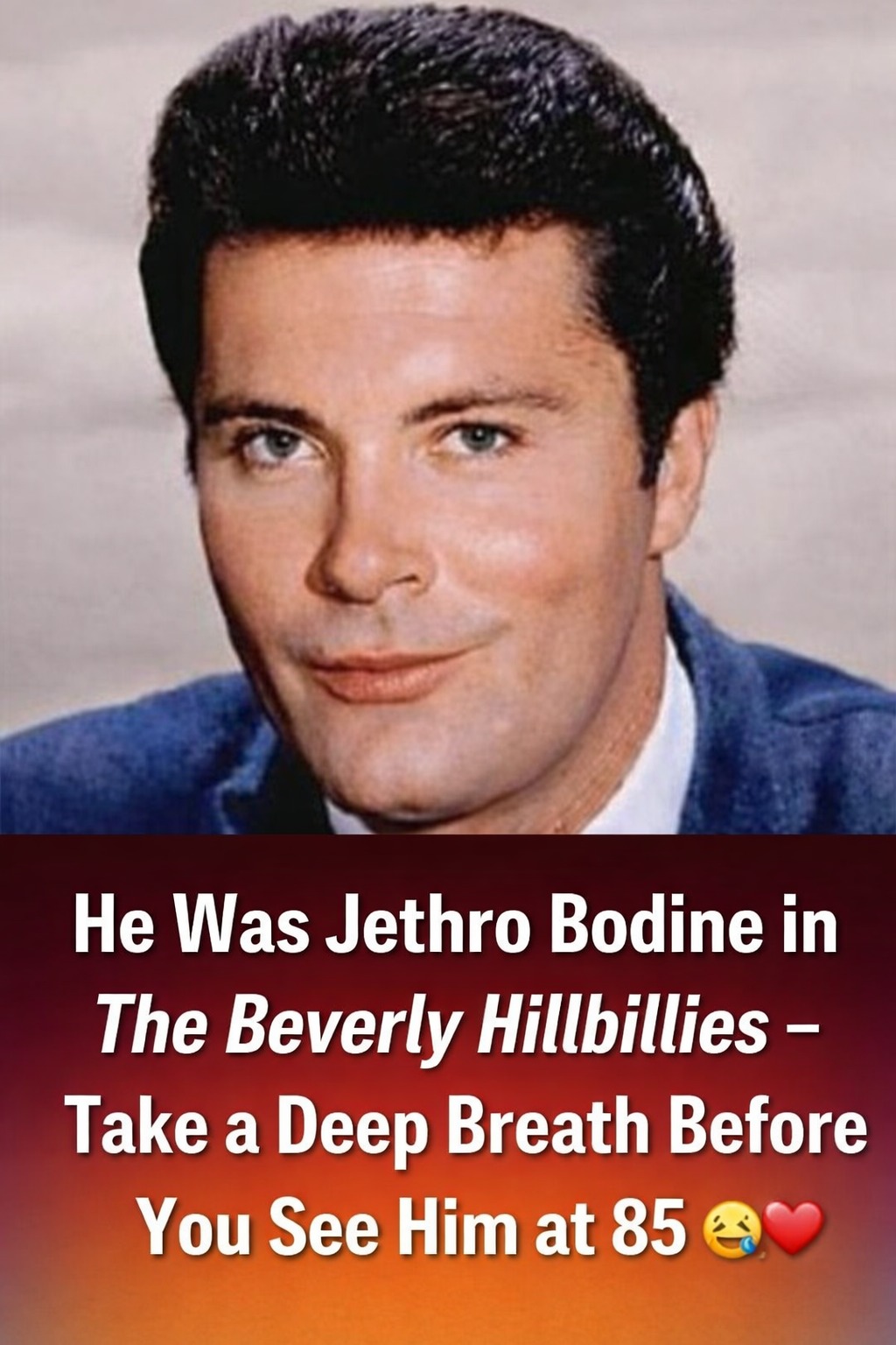 He shot to fame as ‘Jethro Bodine’ in The Beverly Hillbillies. Today, he’s the only surviving cast member of that great show. Take a deep breath before you see him aged 85… 😢❤️ Pictures in the comments