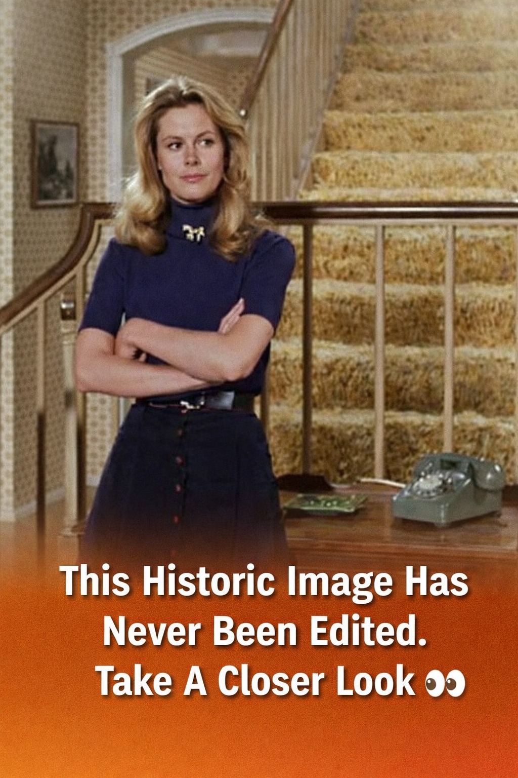 This Historic Image Has Never Been Edited. Take A Closer Look 👀 👇Watching you!!