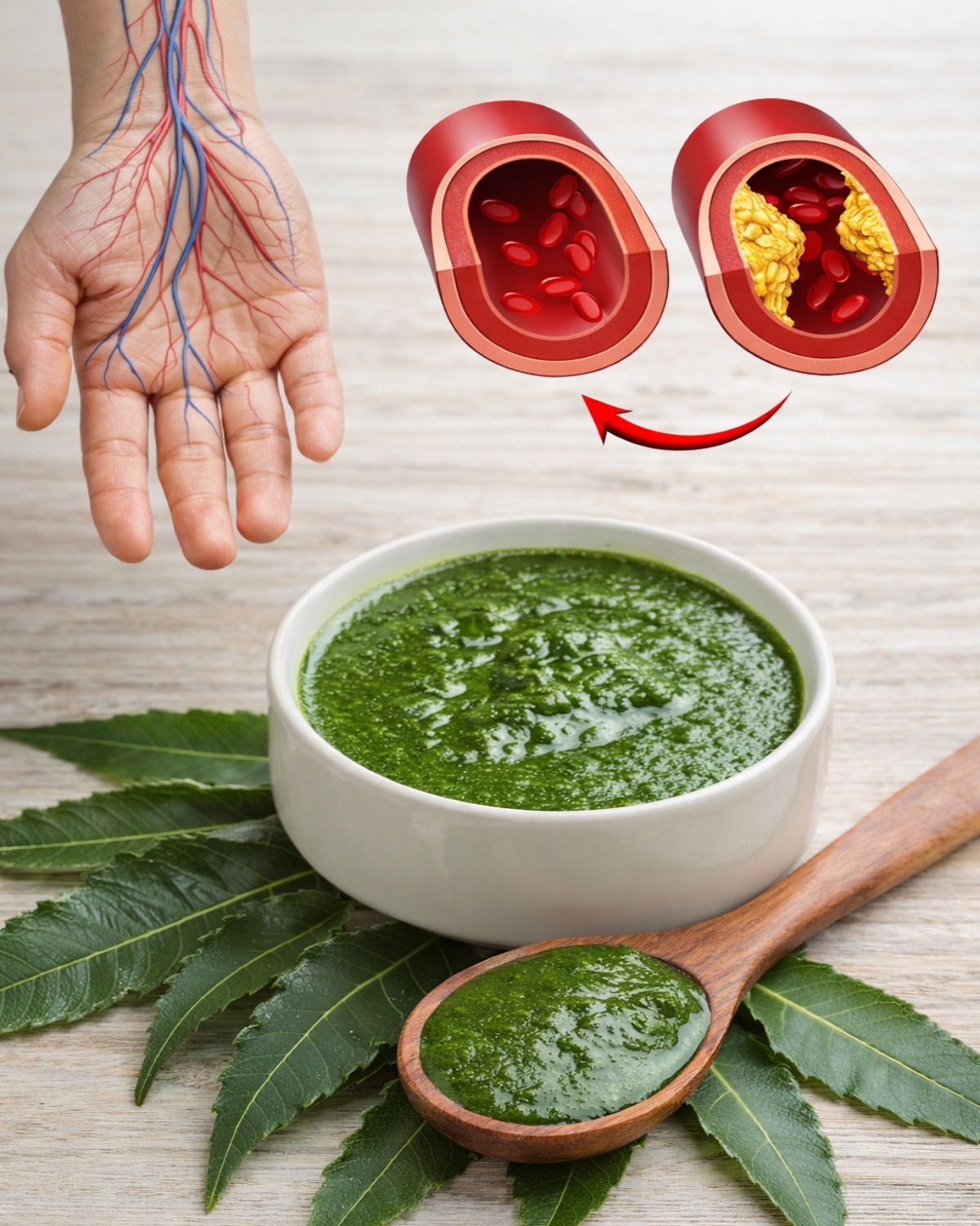 One leaf destroys diabetes, high blood pressure, eliminates body pain, cholesterol, and poor circulation check first comment for more …