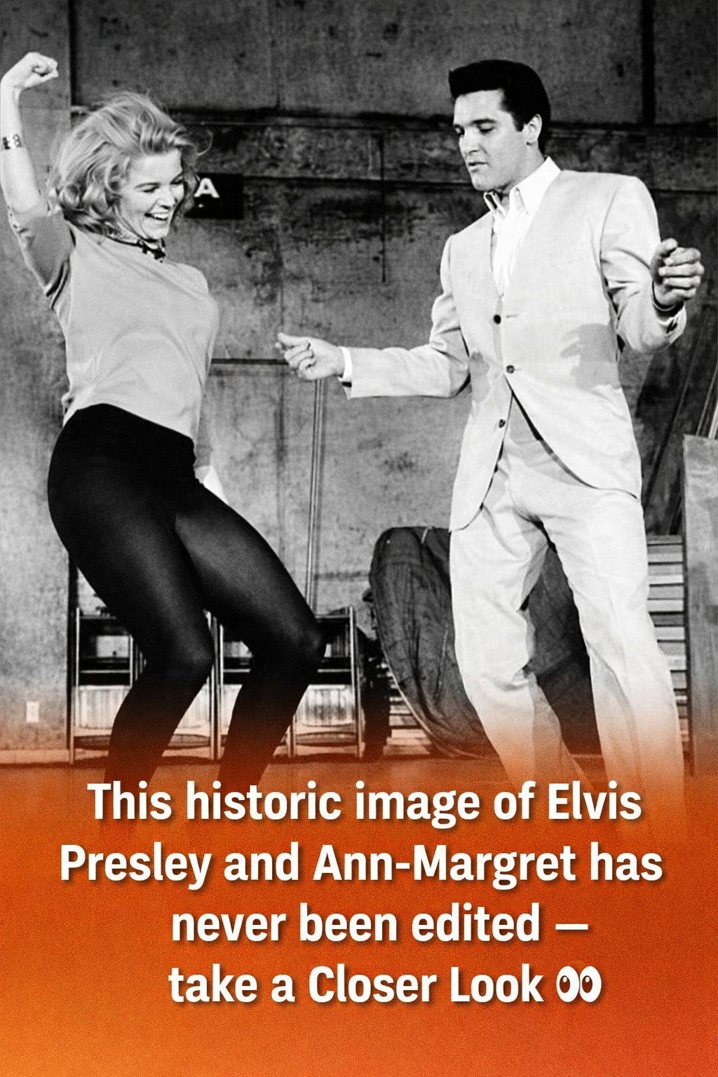 Elvis Presley and Ann-Margret like you’ve never seen them — this photo is unaltered 👀 (Check In First comment👇)