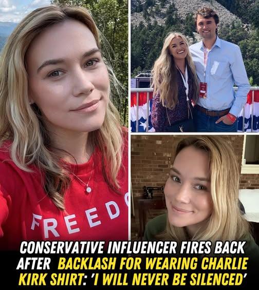 We need more Patriots like this woman! 🫡🇺🇸 Cassie Clark\’s content usually doesn\’t skew political, but after getting berated in front of her daughter for wearing a red Charlie Kirk shirt that read \’freedom\’ across the chest and featured the late influencer\’s name and signature, that changed. 👇😡