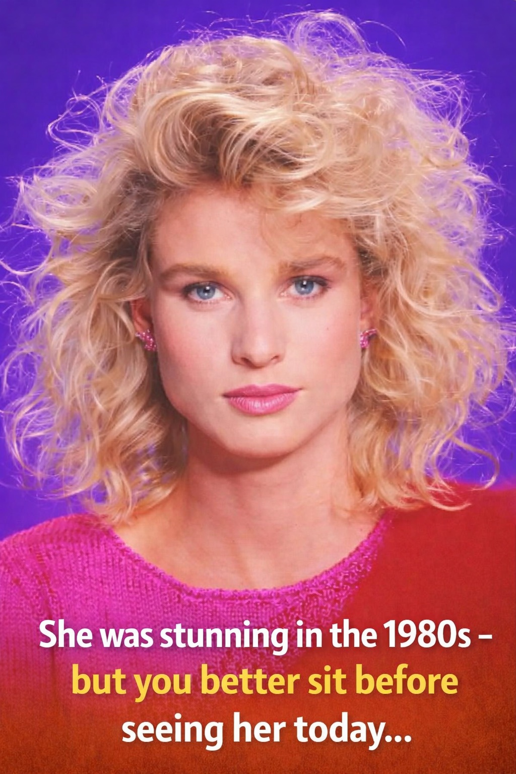 She was stunning in the 1980s – but you better sit before seeing her today… PHOTO in the comments!