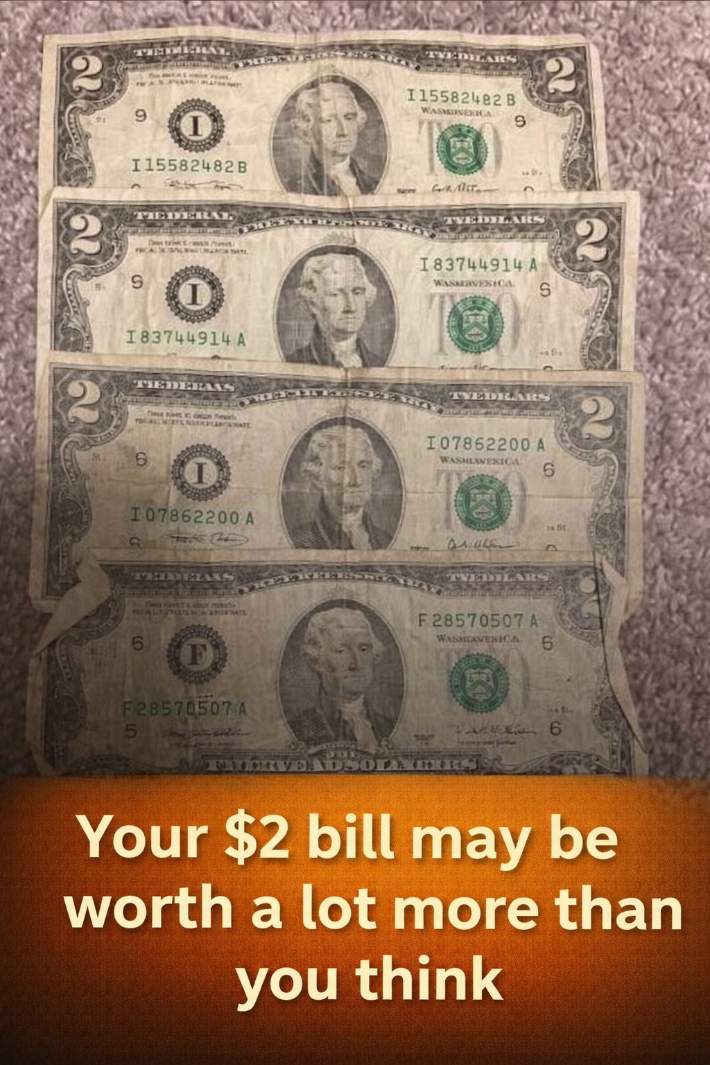 Got $2 bills? Well, their value might shock you! Hold your hat before you check the comments👇