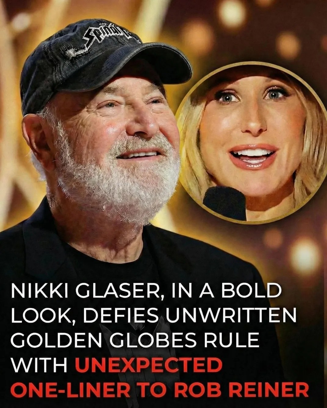 Out of nowhere, Nikki Glaser transformed a simple nod into a legendary tribute to Rob Reiner—clever, heartfelt, and absolutely unforgettable 😲 (Check In First comment👇)