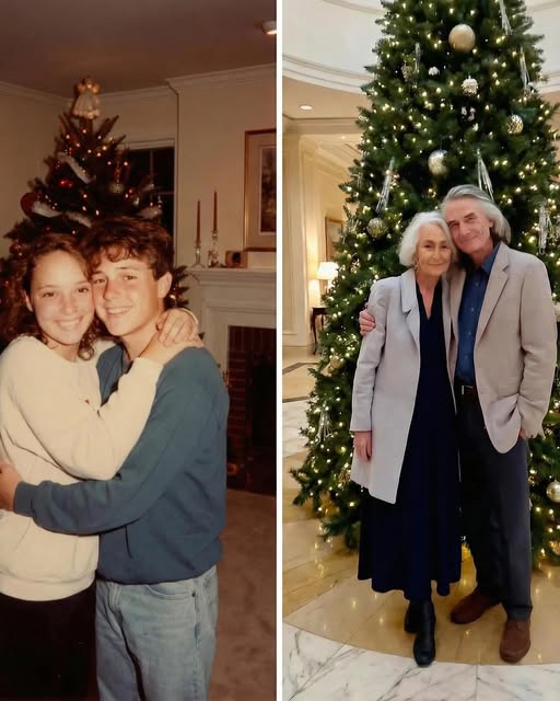 I wasn’t looking for my first love — but when one of my students chose me for a holiday interview project, I learned he’d been searching for me for 40 years. I’m a 62-year-old literature teacher. I don’t expect surprises anymore — my life is predictable: school, books, tea, grading papers until midnight. Then December came, and with it, my students’ annual assignment: “Interview an older adult about their most meaningful holiday memory.” Most kids chose grandparents or neighbors. One student, Emily, asked if she could interview me instead. I laughed. “My holiday memories are boring, sweetheart.” She insisted. Halfway through the interview, she asked casually: “Did you ever have a love story around Christmas? Someone special?” I hadn’t thought about him in years — not really. His name was Daniel. We were 17, inseparable, planning to run away together after graduation. Then his family disappeared overnight after a financial scandal. No goodbye. No explanation. Just gone. I carried that unfinished sentence in my heart my entire adult life. I told Emily a little — just enough for her assignment. The next week, she came running into my classroom holding her phone. “Mrs. Harper… I think I found him.” I froze. Impossible. But on her screen was a community forum post from a man searching for a girl he once loved: “She had a blue coat and a chipped front tooth. I’ve checked every school in the county for decades — no luck. If anyone knows where she is, please help me before Christmas. I have something important to return to her.” Emily whispered: “Mrs. Harper… he even posted a picture. Is this really you?” My heart stopped. Because in that photo, it was Dan and me at seventeen — completely in love, frozen in a moment I thought the world had forgotten. “Yes,” I said, my voice trembling. Emily looked up at me with wide, earnest eyes. “Do you want me to write him something?” she asked softly. “Should I tell him where you are?” ⬇️