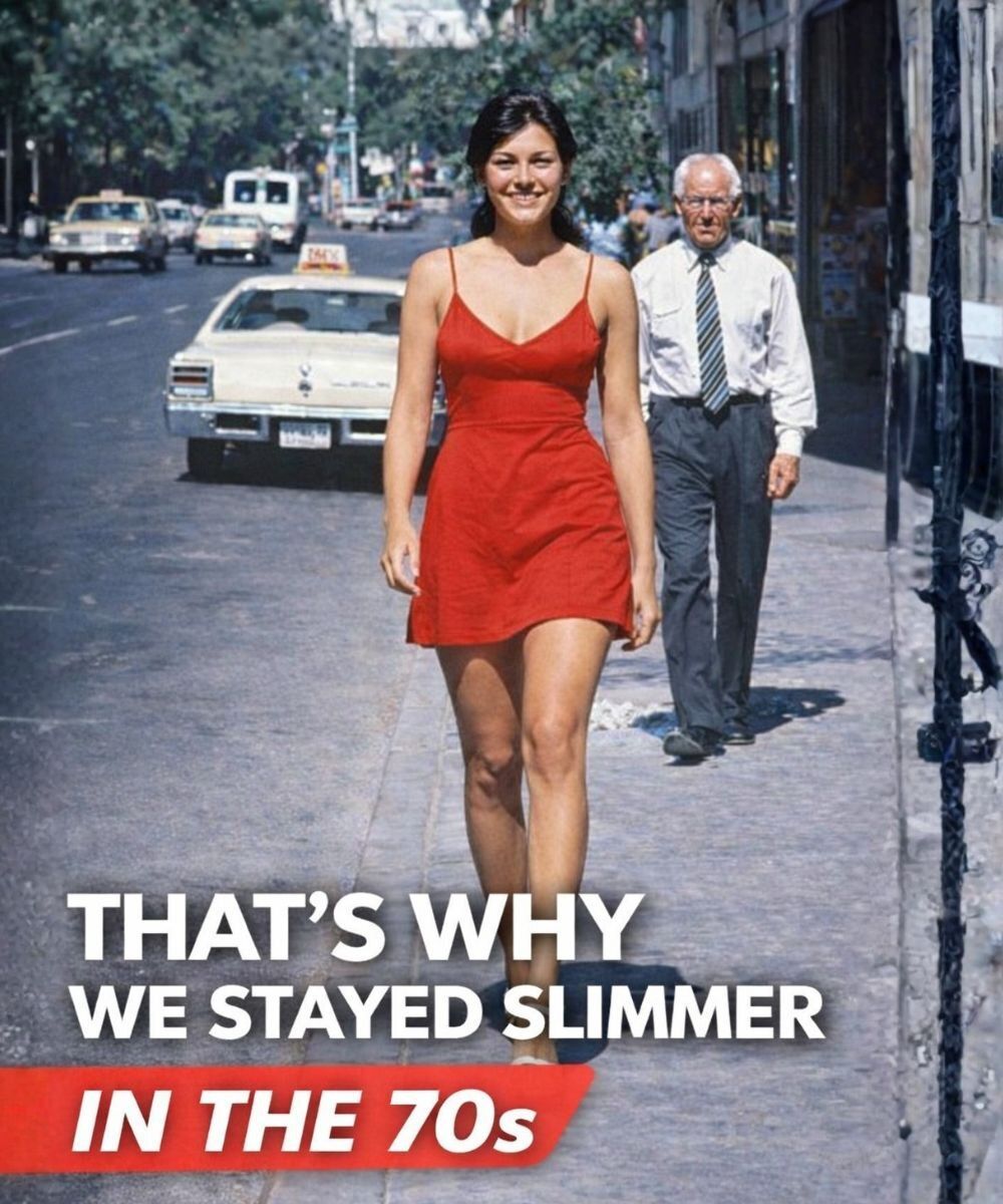Why did everyone stay so slim in the 70s? The answer might shock you! 🤔😱 (Check In First comment👇)