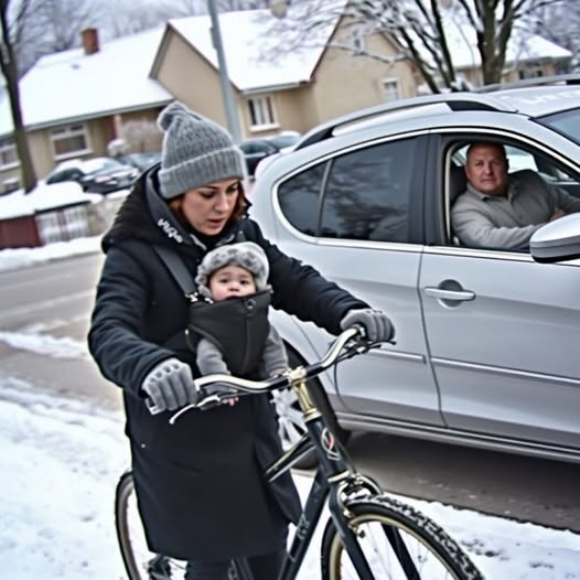 My Grandpa Saw Me Walking in the Freezing Cold With My Newborn and Asked, “Didn’t I Give You a Car?” — What He Realized Next Changed Everything 😳👶🚗 (Continue below 👇)