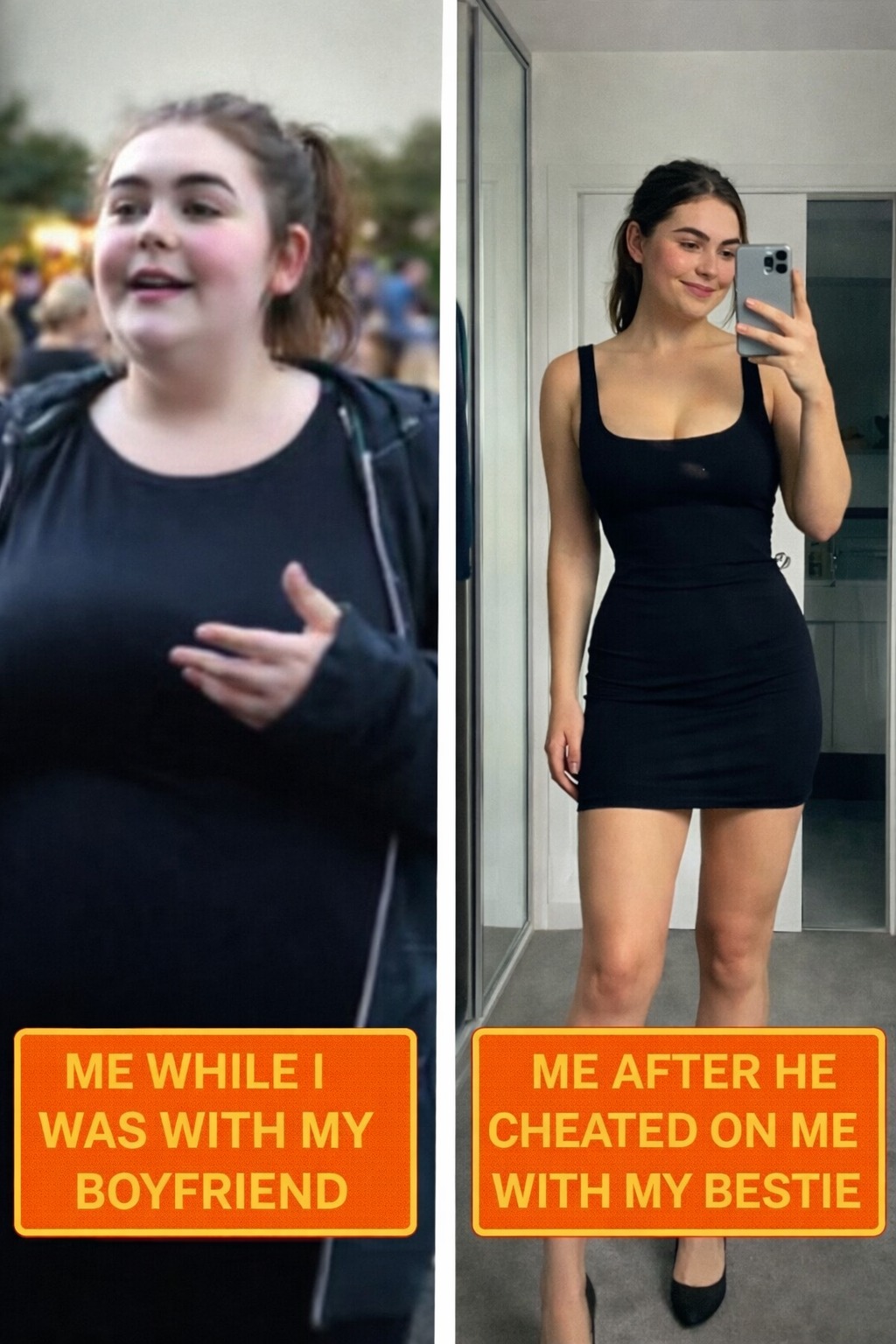 I Was the “Fat Girlfriend” My Ex Left for My Best Friend — On Their Wedding Day, His Mom Called Me in a Panic 😳💔 (See more 👇)