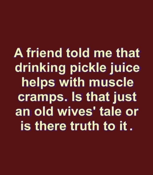 Can Pickle Juice Help With Cramps? What Experts Say