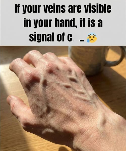If your veins are visible in your hand, it is a signal of… 😳See more
