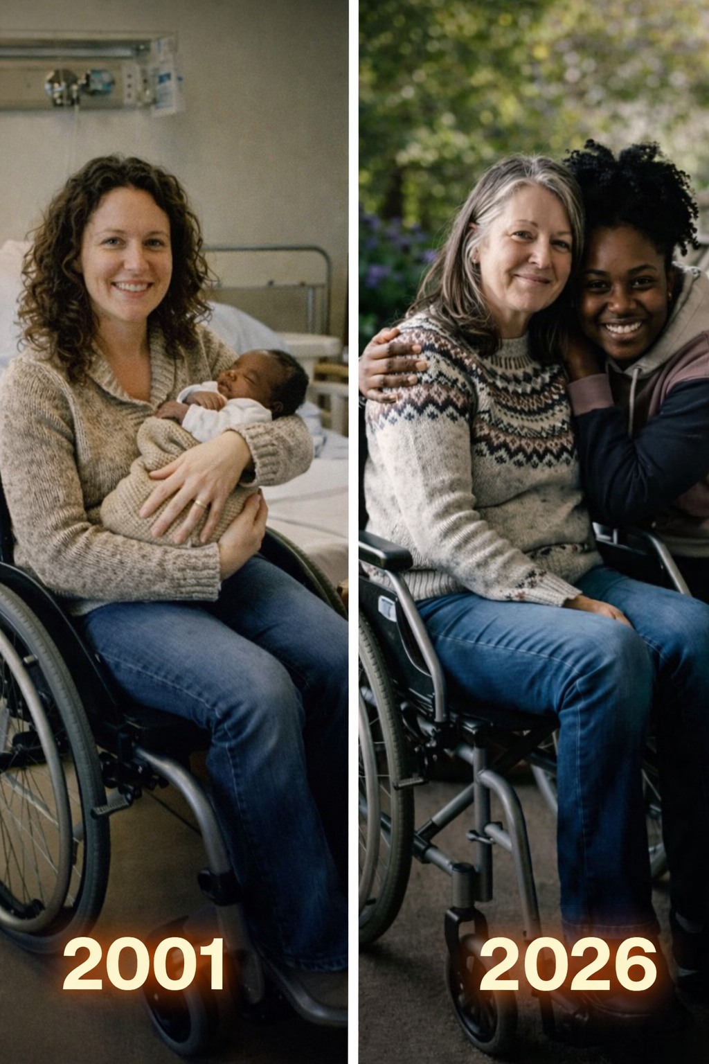 My Wheelchair-Bound Mom Adopted Me After I Was Abandoned — 25 Years Later, My Bio Mother Returned Demanding HALF My Business… and I Had One Condition 😳💔