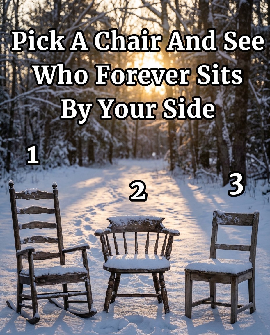 Select a chair and see who is destined to sit beside you for life. (Check In First comment👇)