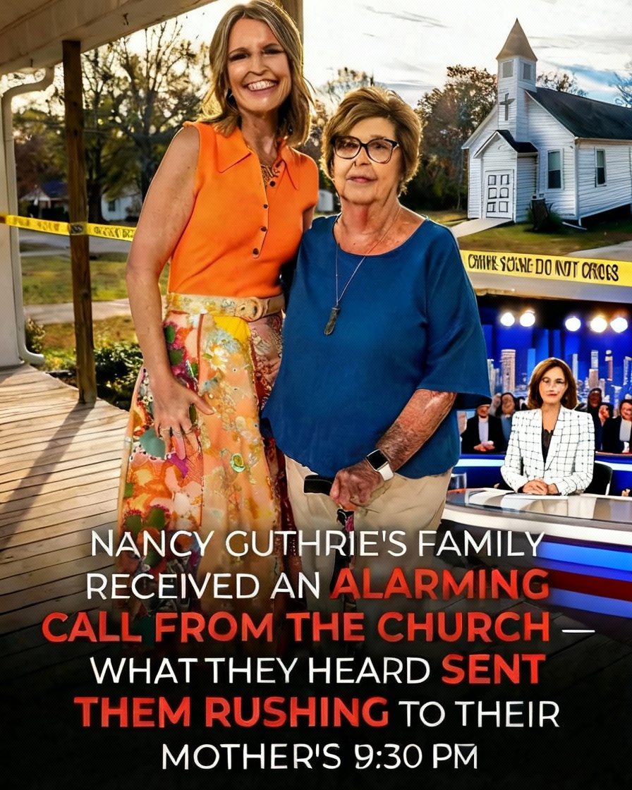 Savannah Guthrie’s mother vanished from her home. Authorities believe she did not leave voluntarily — and before police were alerted, her family received a strange call. 😳 ⬇️