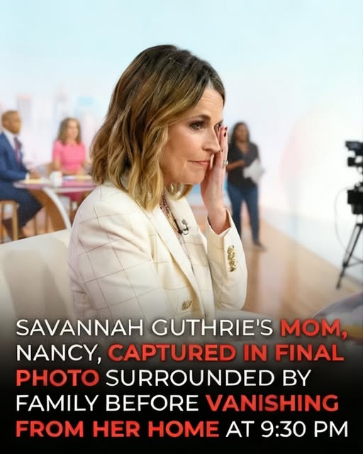 Her Final Photo Still Haunts Everyone 😳 Nancy Guthrie Was Seen in a Black Shirt and Pajamas — What Investigators Later Revealed About Her Last Moments Left People Stunned. Full details in the comments 👇