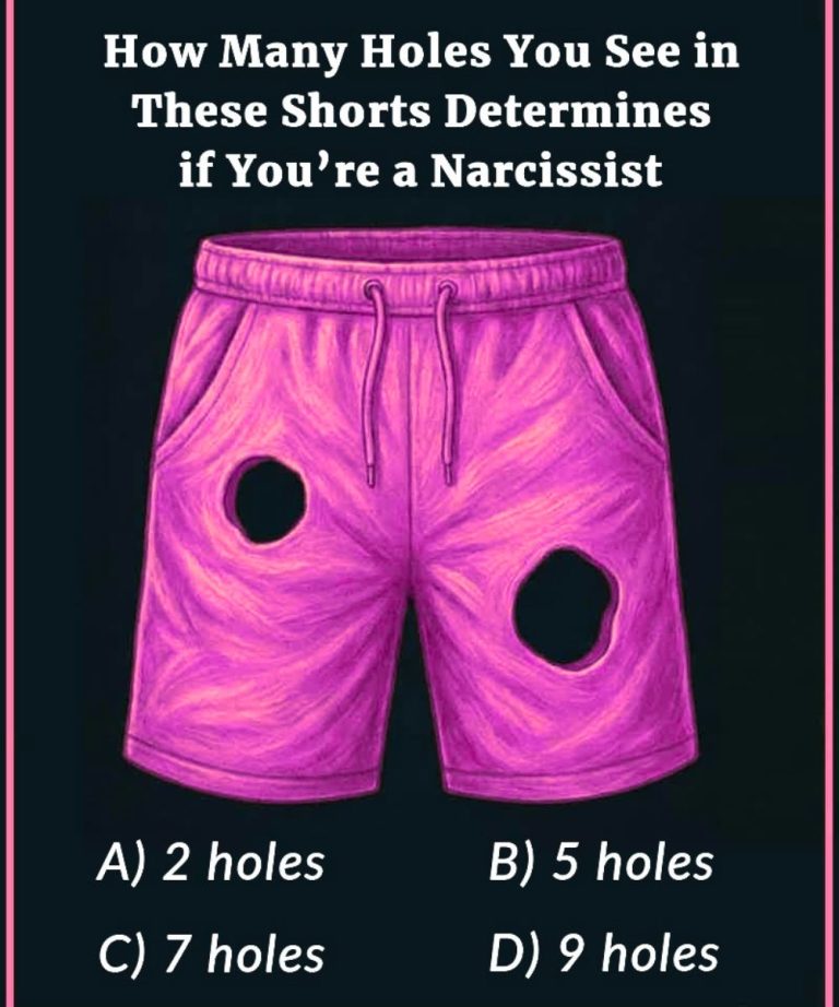 The Number of Holes in These Shorts Can Reveal If You’re a Narcissist… (Check In First comment👇)