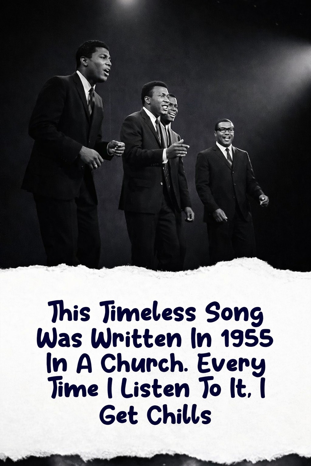 This Timeless Song Was Written In 1955 In A Chilly Church Basement 😮😮 Every Time I Listen To It, I Get Chills. Listen to the song in the top comment below⬇️