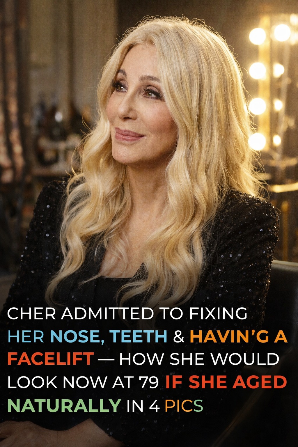 😳 “Yes, I’ve Had a Facelift — Who Hasn’t?” Cher Gets Candid About Her Cosmetic Work, Her Face Through the Years, and AI’s Jaw-Dropping Vision of Her Today 👇✨