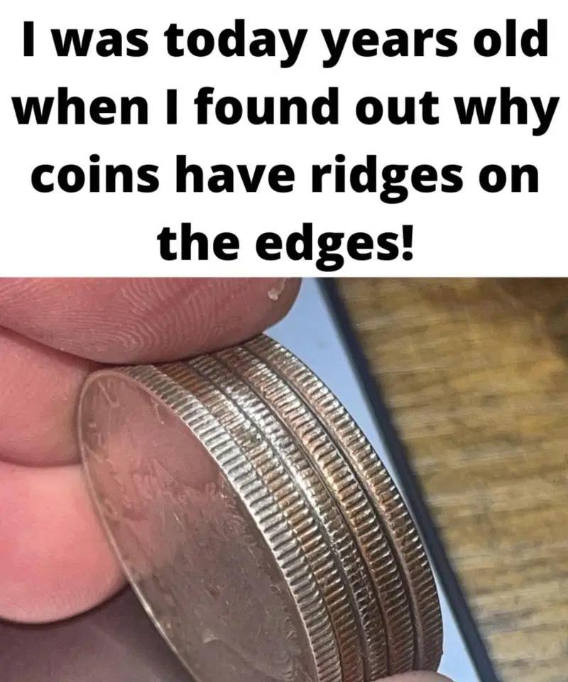 Why Do Coins Have Those Ridged Edges? 🤯😮 (Check In First comment👇)