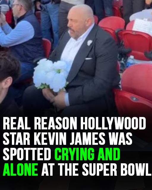 The actor was spotted crying and alone during the Super Bowl 💬⬇